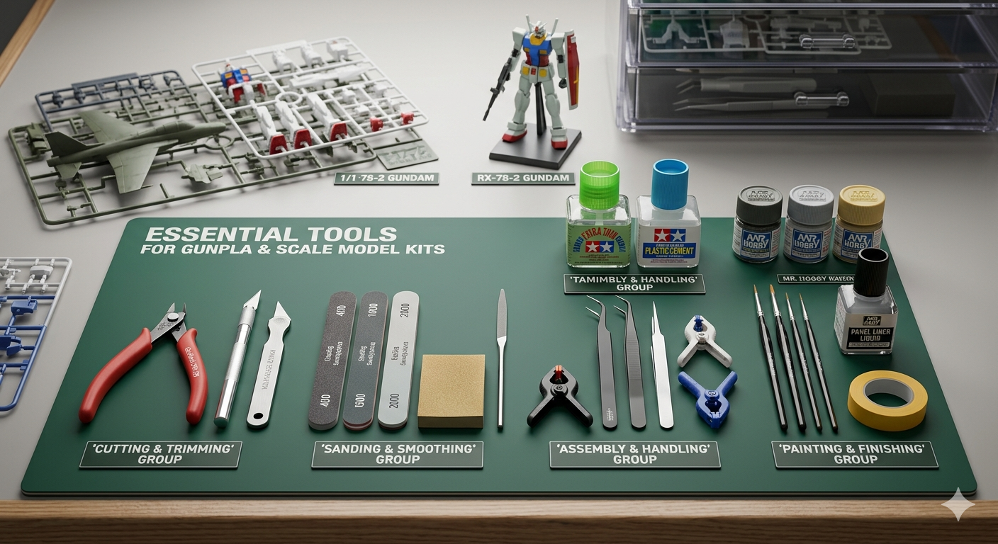 Model Kit Starter Tools That Matter – A-Z Toy Hobby