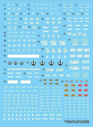 G-Rework Water Decal For HG Jesta Cannon - A-Z Toy Hobby