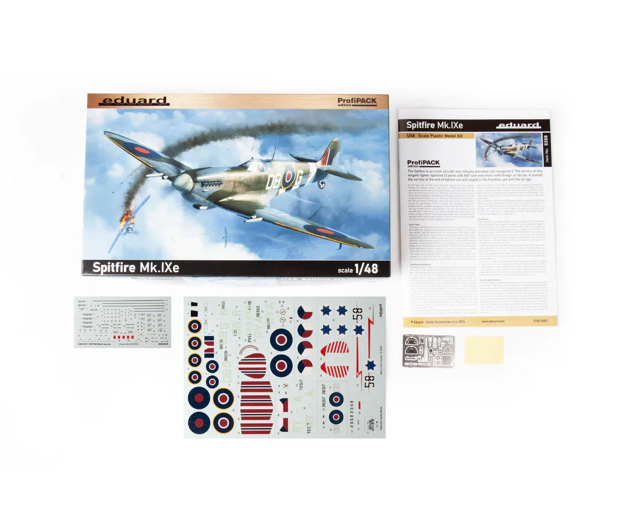 Eduard 8288 Spitfire Mk.IXe ProfiPACK 1/48 Model Kit - A-Z Toy Hobby
