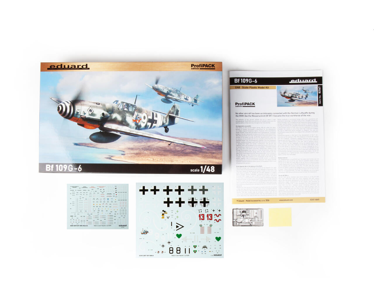 Eduard 82167 Messerschmitt Bf 109 G-6 ProfiPACK 1/48 Model Kit