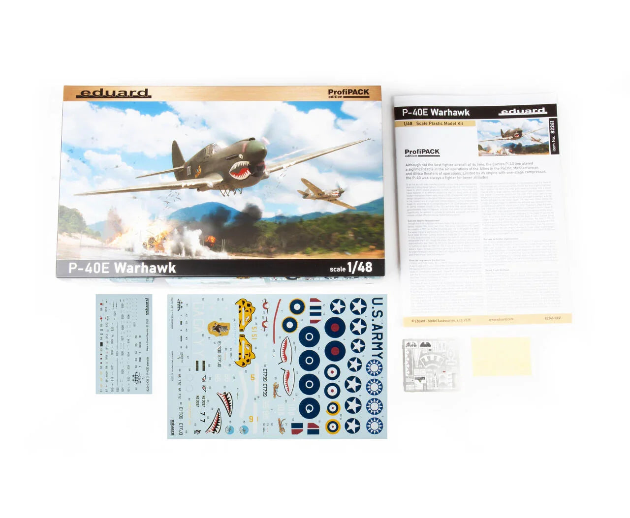Eduard 82241 P-40E Warhawk ProfiPACK 1/48 Model Kit - A-Z Toy Hobby