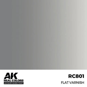 AK Interactive RC801 Real Colors Flat Varnish Paint 17ml - A-Z Toy Hobby