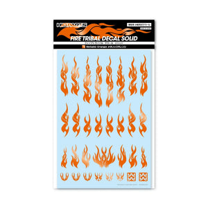 HIQParts Fire Tribal Solid Water Decal - A-Z Toy Hobby