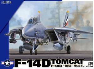 Great Wall Hobby L4834 US Navy F-14D Tomcat 1/48 Model Kit - A-Z Toy Hobby