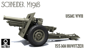 Das Werk 35023 US 155mm Howitzer M1918 1/35 Model Kit - A-Z Toy Hobby
