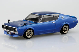 Aoshima Snap Kit 18-SP4 Nissan C110 Skyline GT-R Custom (Metallic Blue) 1/32 Model Kit - A-Z Toy Hobby