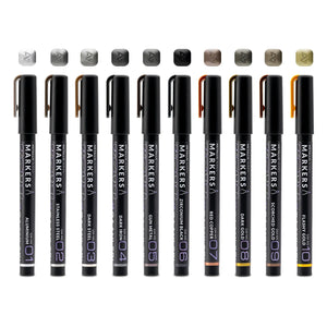 Gaahleri Metallic Marker Set - A-Z Toy Hobby