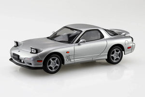 Aoshima Snap Kit 04-SS Efini FD3S RX-7 (Silver-Stone Metallic) 1/32 Model Kit - A-Z Toy Hobby