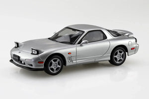 Aoshima Snap Kit 04-SS Efini FD3S RX-7 (Silver-Stone Metallic) 1/32 Model Kit - A-Z Toy Hobby