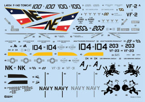 Great Wall Hobby L4834 US Navy F-14D Tomcat 1/48 Model Kit - A-Z Toy Hobby