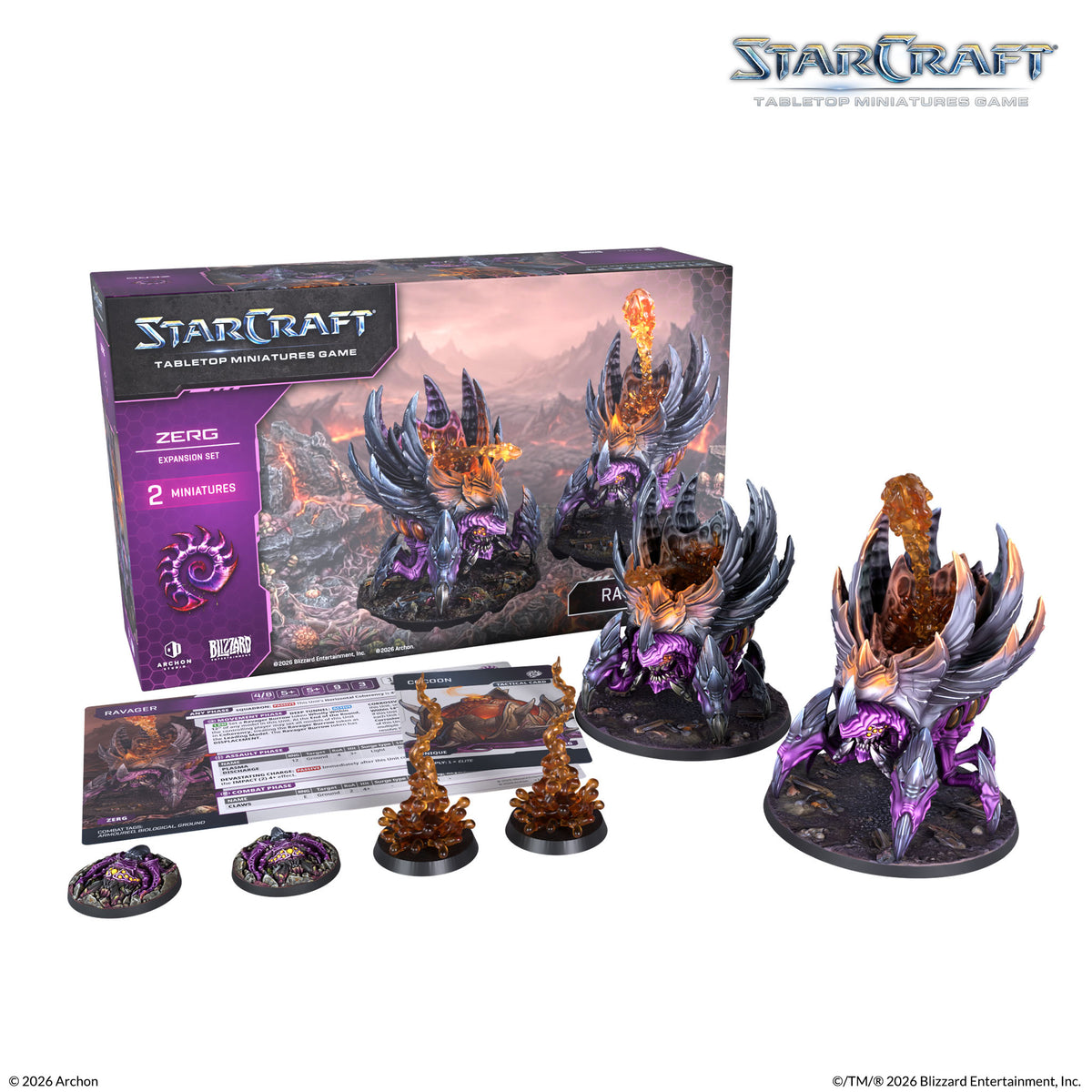 Zerg: Ravager Expansion Set "StarCraft Miniatures Game" - Archon Studio