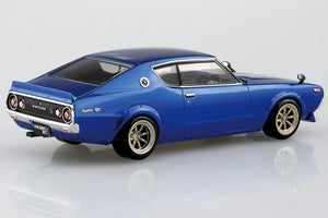 Aoshima Snap Kit 18-SP4 Nissan C110 Skyline GT-R Custom (Metallic Blue) 1/32 Model Kit - A-Z Toy Hobby