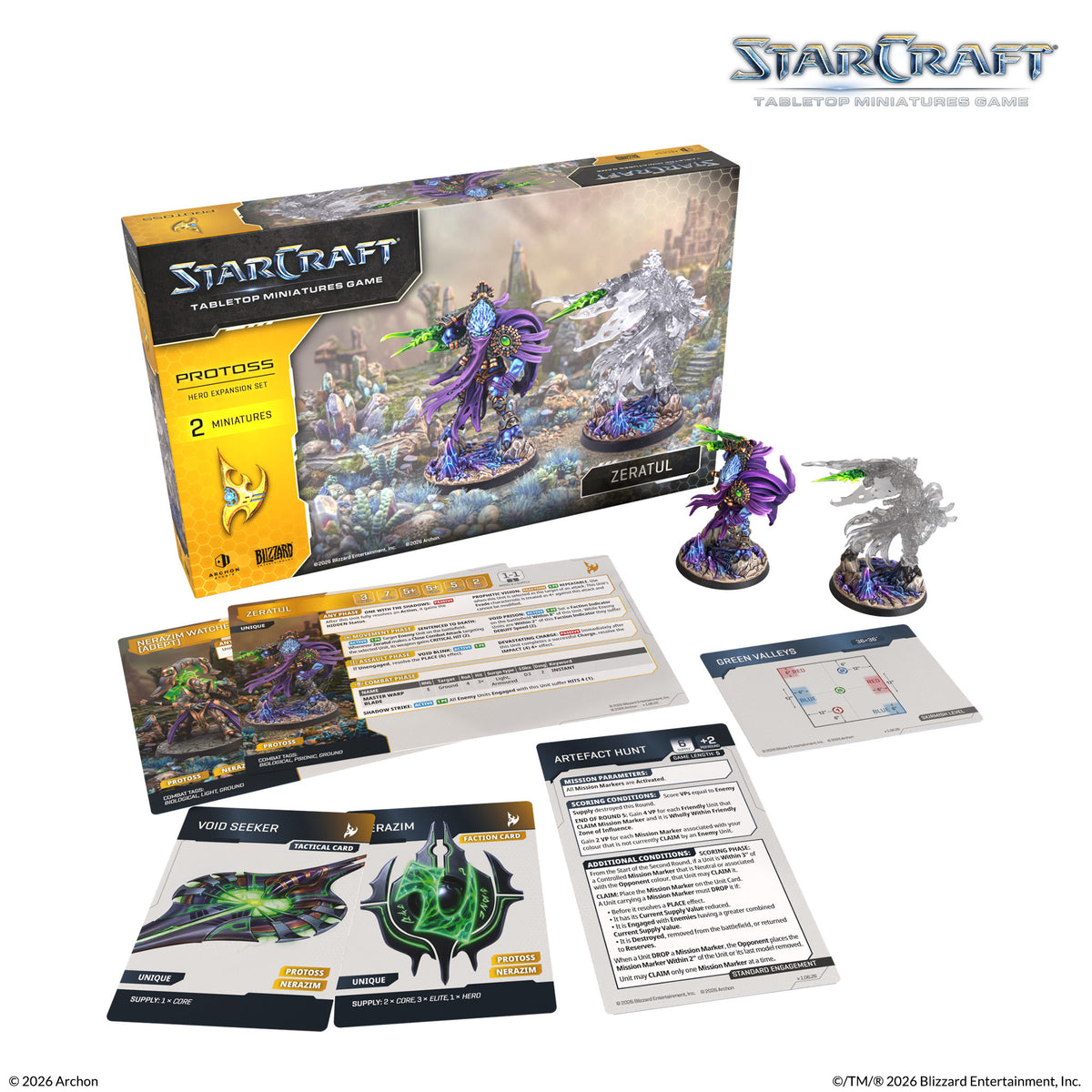 Protoss: Zeratul Expansion Set "StarCraft Miniatures Game" - Archon Studio