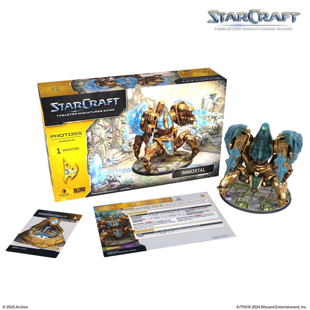 Protoss: Immortal Expansion Set "StarCraft Miniatures Game" - Archon Studio