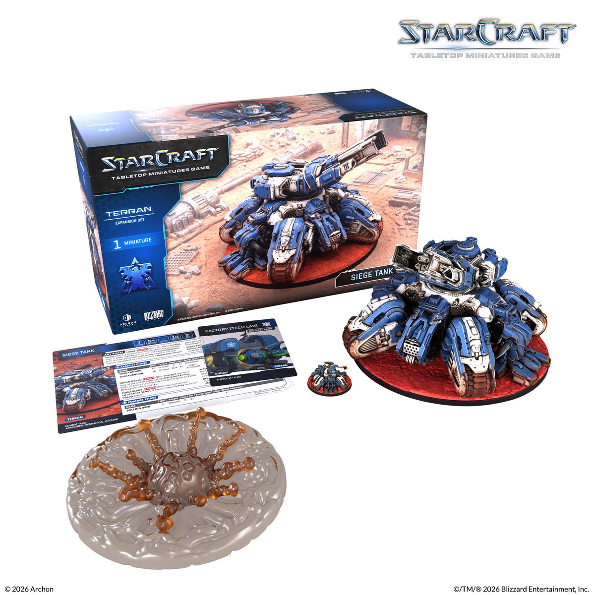 Terran: Siege Tank Expansion Set "StarCraft Miniatures Game" - Archon Studio