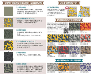 HIQParts Cloud Camouflage Masking Tape 4 (3pcs) - A-Z Toy Hobby