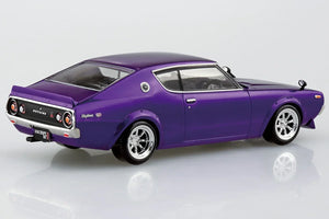Aoshima Snap Kit 18-SP3 Nissan C110 Skyline GT-R Custom (Metallic Purple) 1/32 Model Kit - A-Z Toy Hobby