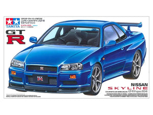 Tamiya 24210 Nissan Skyline GT-R V-Spec (R34) 1/24 Model Kit - A-Z Toy Hobby