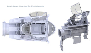Das Werk 32002 Messerschmitt P.1101 (2 in 1) 1/32 Model Kit - A-Z Toy Hobby