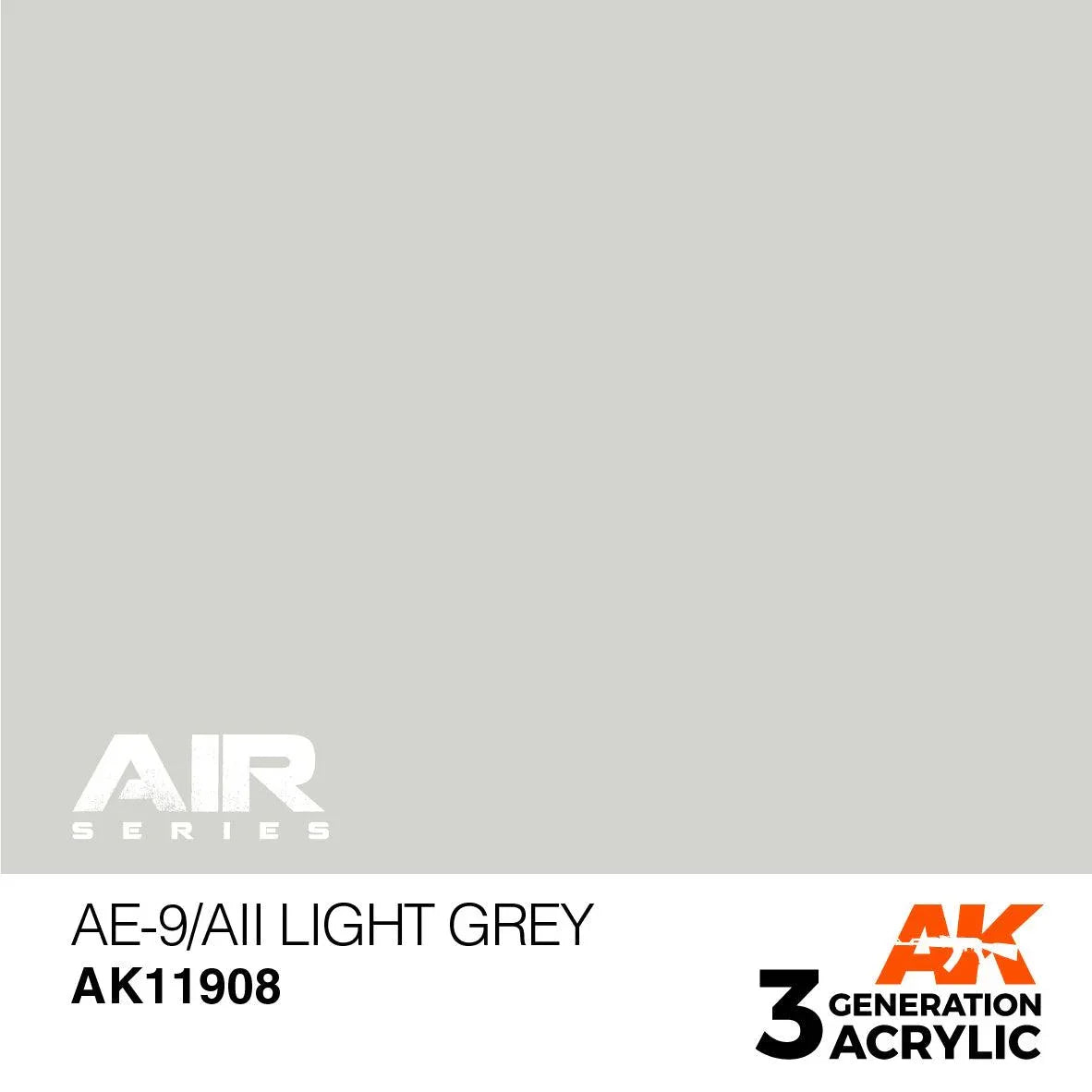 AK Interactive AK11908 3G Air AE-9/AII Light Grey Paint 17ml - A-Z Toy Hobby