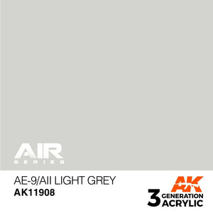 AK Interactive AK11908 3G Air AE-9/AII Light Grey Paint 17ml - A-Z Toy Hobby