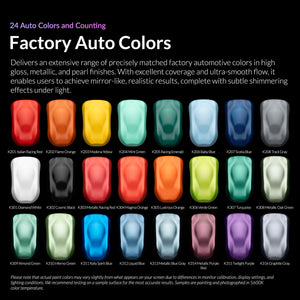 Kaleido 24 Auto Colors Paint Set - A-Z Toy Hobby
