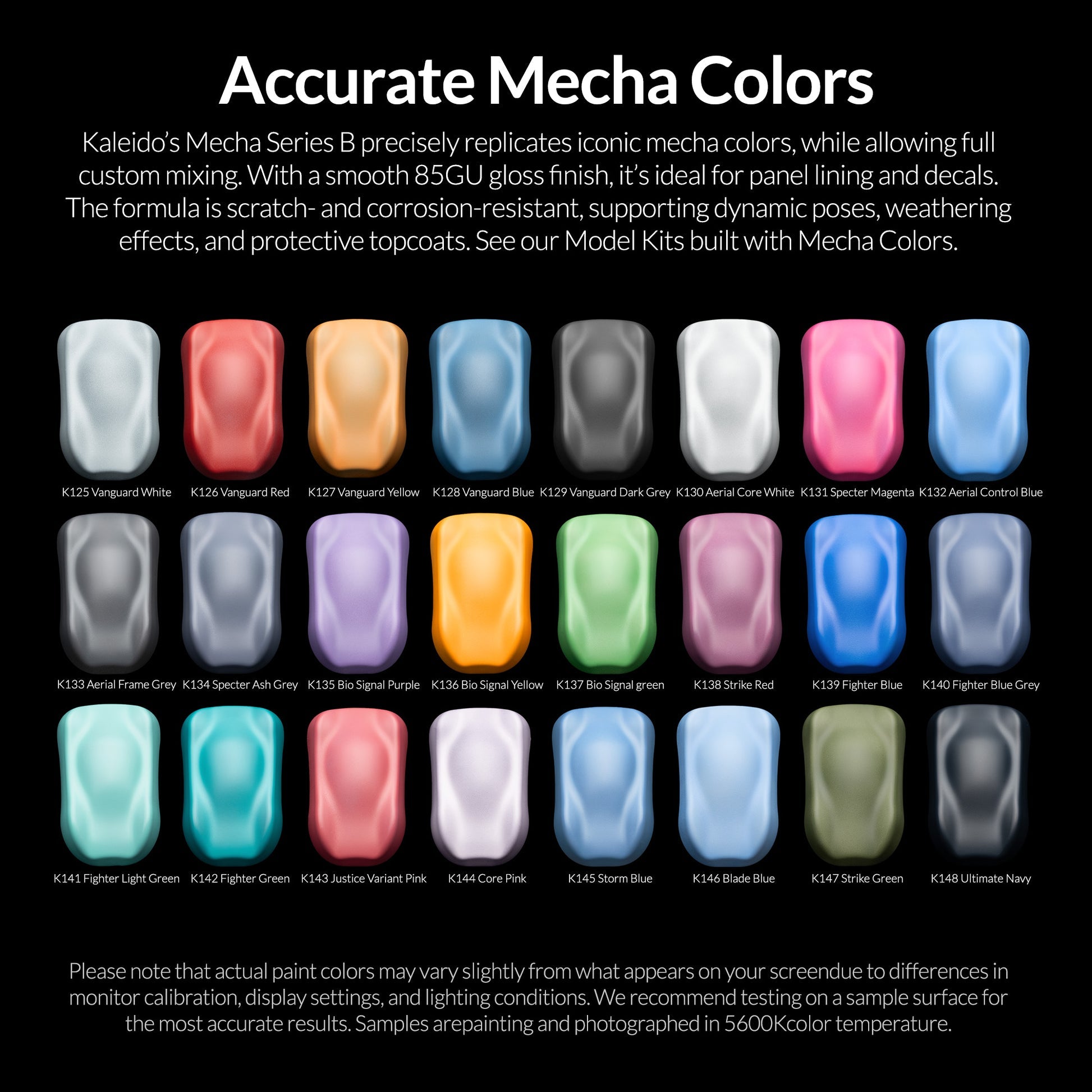 Kaleido 24 Mecha Colors Paint Set B