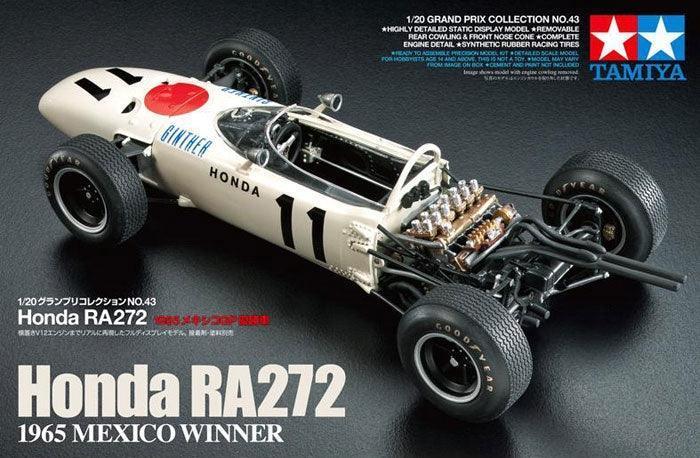 Tamiya 20043 Honda F1 RA272 1965 Mexico Winner Car 1/20 Model Kit