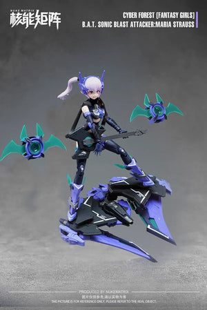 Nuke Matrix CF07 BAT Sonic Blast Attacker Maria Strauss Cyber Forest Fantasy Girls Model Kit - A-Z Toy Hobby