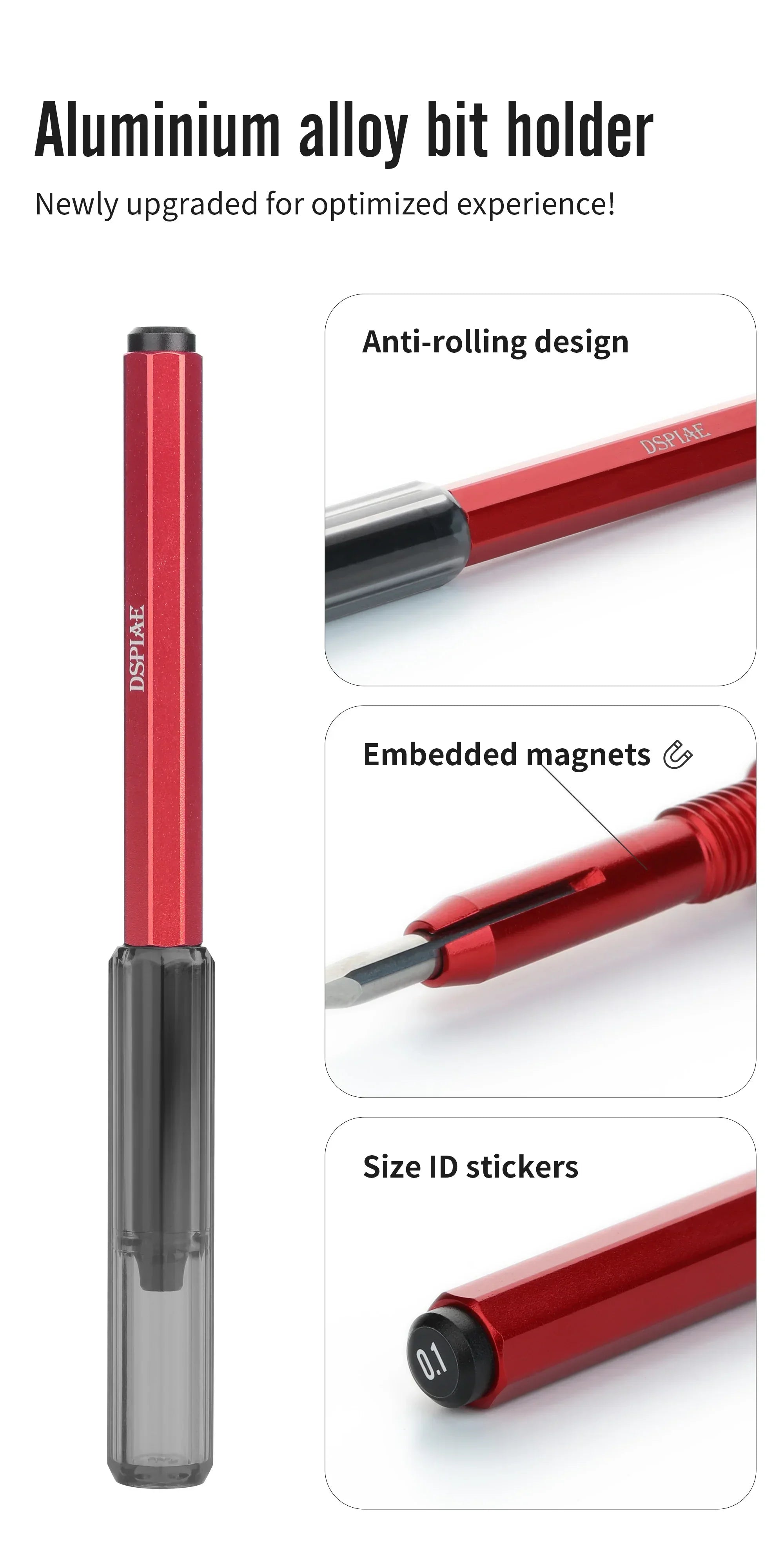 DSPIAE Aluminum Alloy Bit Holder AT-EH PRO