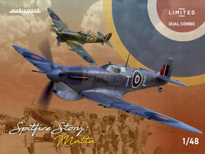 Eduard 11172 Spitfire Story: Malta Dual Combo Limited Edition 1/48 Model Kit - A-Z Toy Hobby