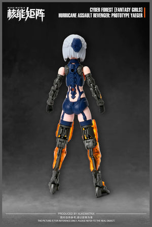 Nuke Matrix CF03 Hurricane Assault Revenger Prototype Yaeger Cyber Forest Fantasy Girls Model Kit - A-Z Toy Hobby