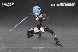 Nuke Matrix CF01 FOX Long Range Striker Unit Vivienne Hayha Cyber Forest Fantasy Girls Model Kit - A-Z Toy Hobby
