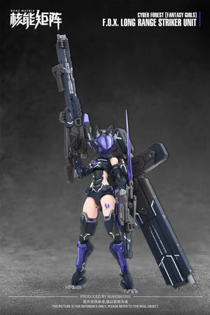 Nuke Matrix CF01 FOX Long Range Striker Unit Vivienne Hayha Cyber Forest Fantasy Girls Model Kit - A-Z Toy Hobby