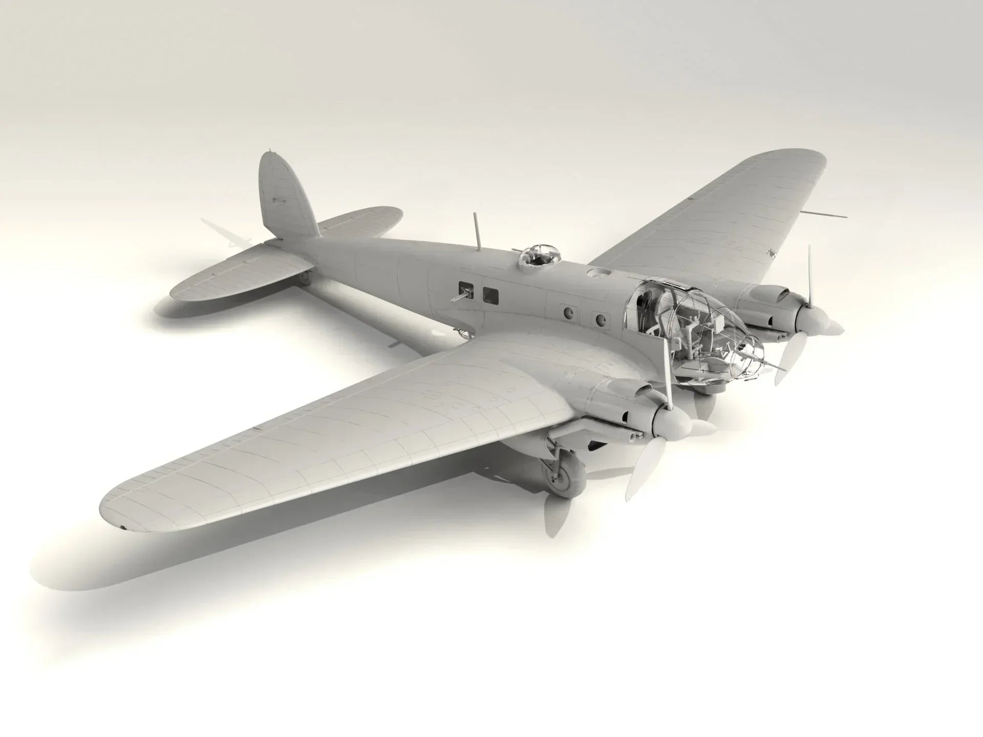 ICM 48264 He 111H-20 German Bomber 1/48 Model Kit - A-Z Toy Hobby