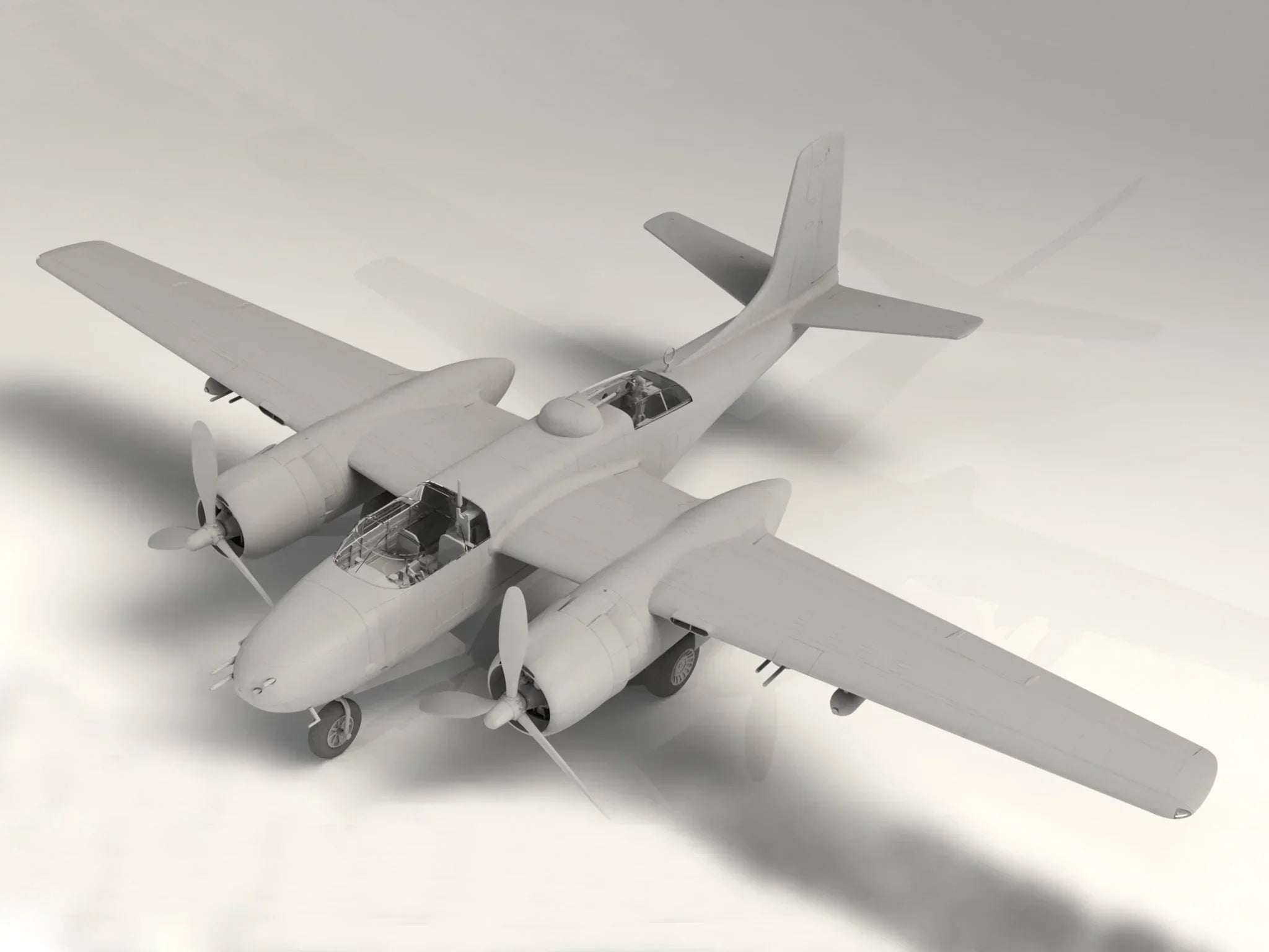 ICM 48282 A-26B-15 Invader American Bomber 1/48 Model Kit - A-Z Toy Hobby