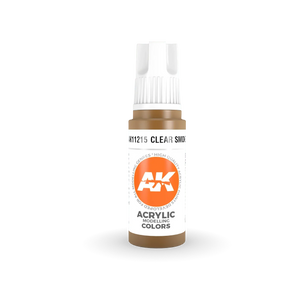 AK Interactive AK11215 3G Clear Smoke Acrylic Paint 17ml - A-Z Toy Hobby