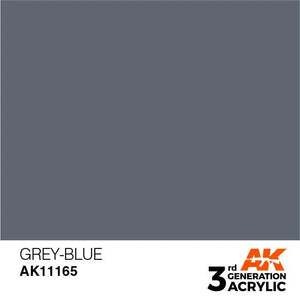 AK Interactive AK11165 3G Grey-Blue Acrylic Paint 17ml - A-Z Toy Hobby