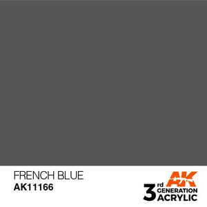 AK Interactive AK11166 3G French Blue Acrylic Paint 17ml - A-Z Toy Hobby