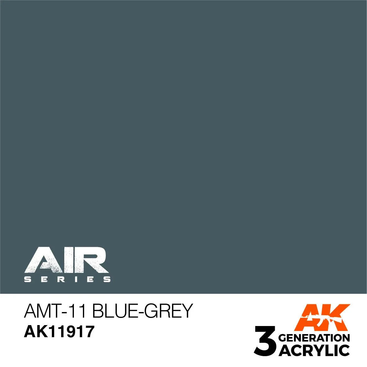 AK Interactive AK11917 3G Air AMT-11 Blue-Grey Paint 17ml - A-Z Toy Hobby