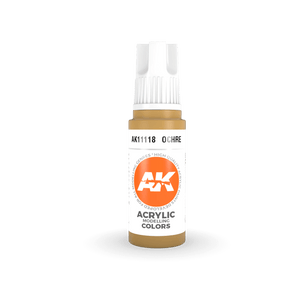 AK Interactive AK11118 3G Ocher Acrylic Paint 17ml - A-Z Toy Hobby