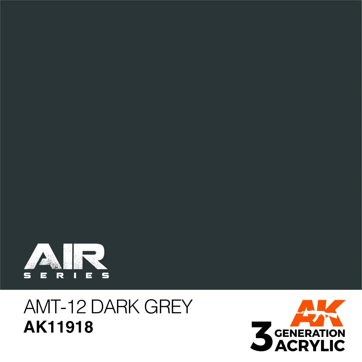 AK Interactive AK11918 3G Air AMT-12 Dark Grey Paint 17ml - A-Z Toy Hobby