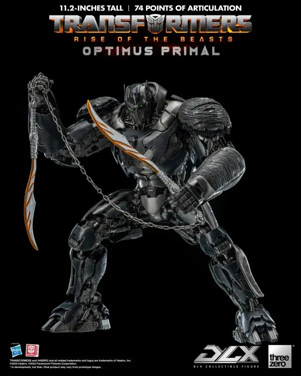 Threezero Transformers Rise of the Beasts DLX Optimus Primal Action Figure - A-Z Toy Hobby