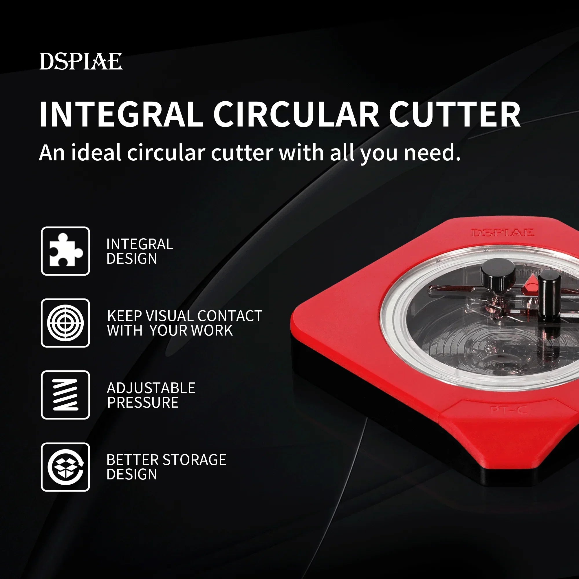 DSPIAE Integral Stepless Circular Cutter PT-C - A-Z Toy Hobby