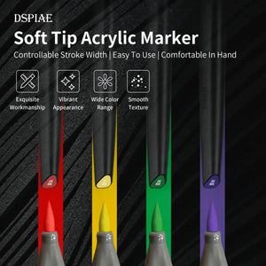 DSPIAE Soft Tip Marker Mecha Blue MK-05 - A-Z Toy Hobby