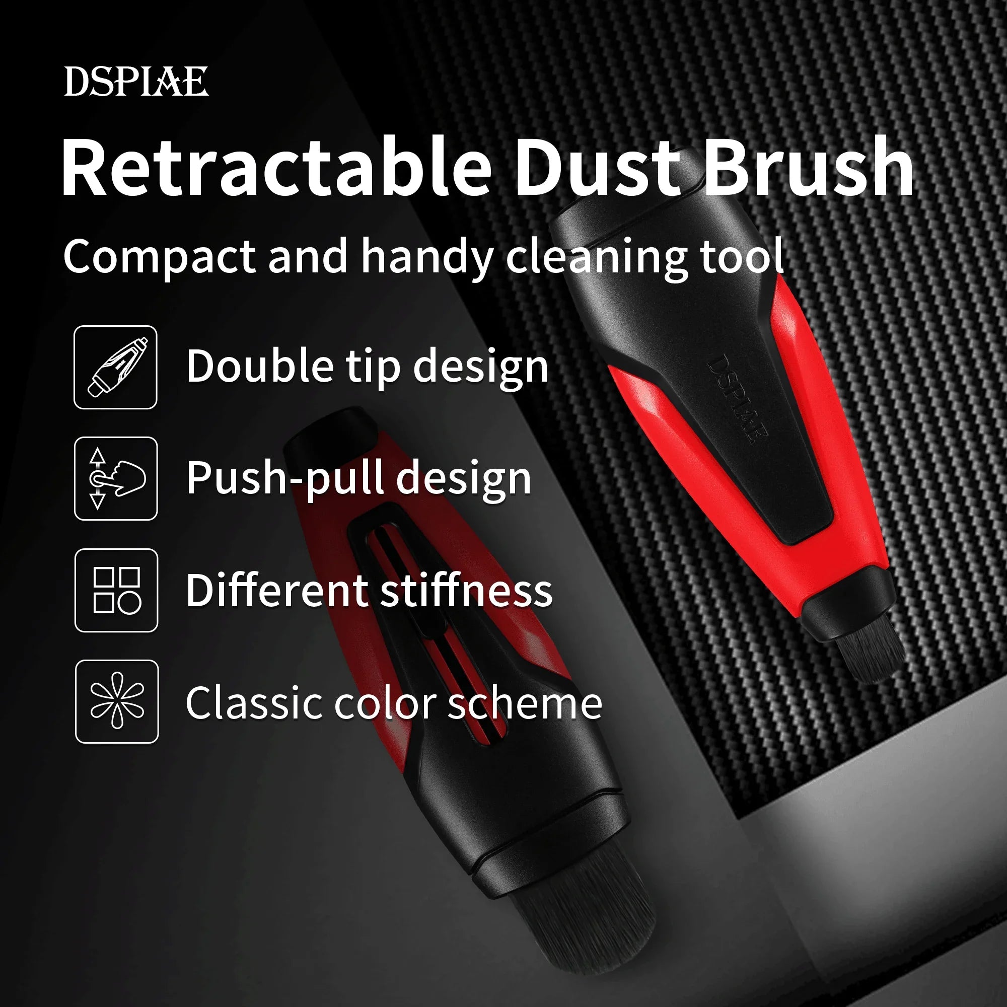 DSPIAE Retractable Dust Brush PT-RDB - A-Z Toy Hobby