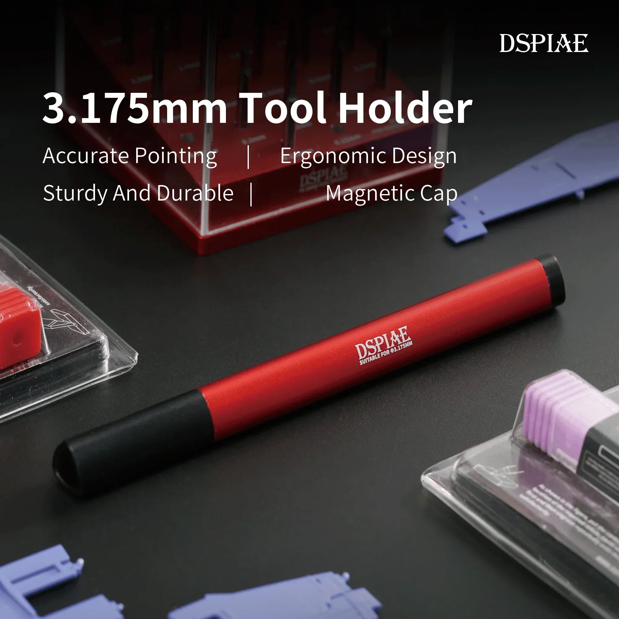 DSPIAE 3.175mm Clamp Holding Handle AT-TH - A-Z Toy Hobby