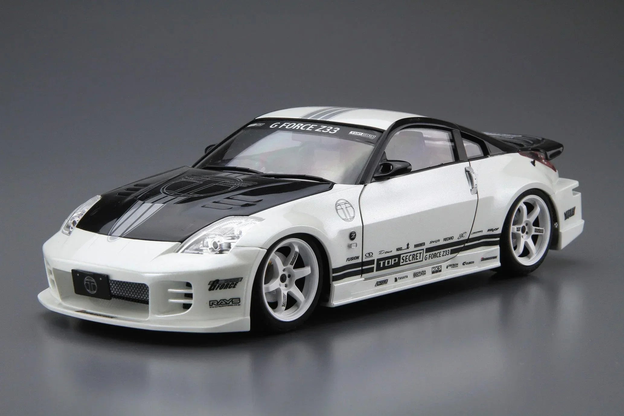 Aoshima 06951 Nissan 2005 Fairlady Z Top Secret Z33 1/24 Model Kit - A-Z Toy Hobby