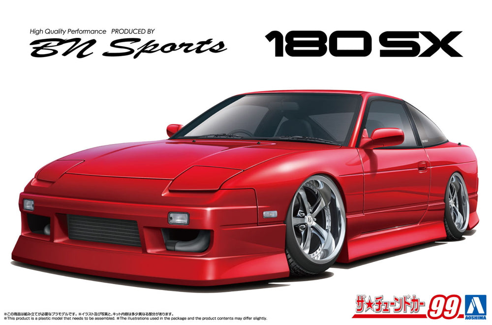 Aoshima 99 1996 Nissan BN Sports RPS13 180SX Ver. 1 1/24 Model Kit