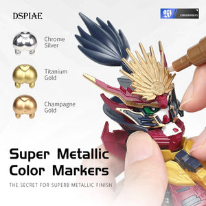 DSPIAE Super Metallic Color Marker Titanium Gold MKS-02 - A-Z Toy Hobby